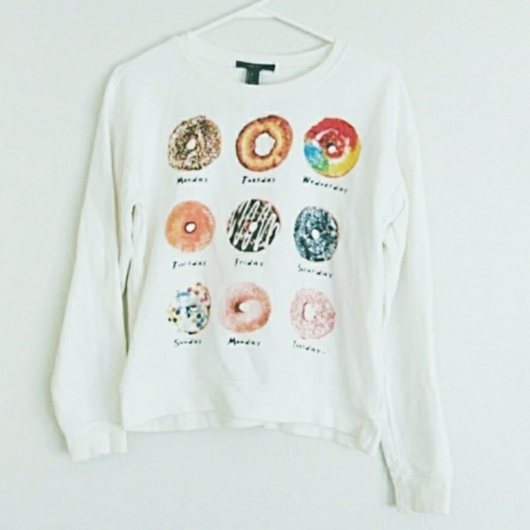 donut sweatshirt forever 21